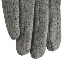 Load image into Gallery viewer, THSG1098: Grey: Stitching Double Layer Gloves
