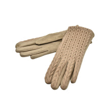 Load image into Gallery viewer, THSG1131: Taupe: Heritage Quilted Gloves
