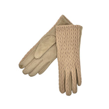 Load image into Gallery viewer, THSG1131: Taupe: Heritage Quilted Gloves
