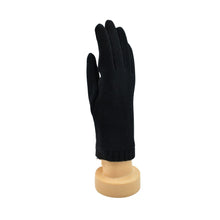 Load image into Gallery viewer, THSG1132: Black: Crystal Dot Gloves
