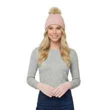 Load image into Gallery viewer, THSG1133: Pink: Crystal Dot Gloves
