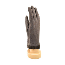 Load image into Gallery viewer, THSG1134: Chocolate: Crystal Dot Gloves
