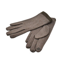 Load image into Gallery viewer, THSG1134: Chocolate: Crystal Dot Gloves

