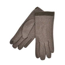 Load image into Gallery viewer, THSG1134: Chocolate: Crystal Dot Gloves
