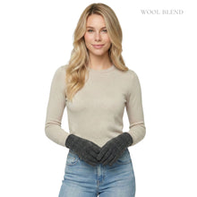 Load image into Gallery viewer, THSG1138: Grey: Heritage Knit Gloves
