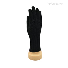 Load image into Gallery viewer, THSG1139: Black: Heritage Knit Gloves
