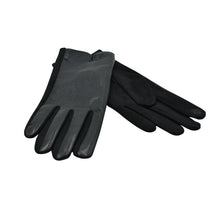 Load image into Gallery viewer, THSG1158: Black: Faux Leather Gloves

