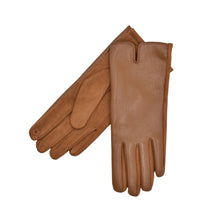 Load image into Gallery viewer, THSG1159: Tan: Faux Leather Gloves
