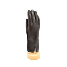 Load image into Gallery viewer, THSG1160: Chocolate: Faux Leather Gloves
