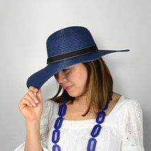 Load image into Gallery viewer, THSH1002: Navy: Tuscany Sun Hat - J'adore Gifts 

