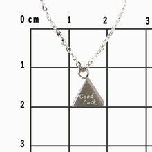 Load image into Gallery viewer, THSJ1085X: Pyramid - Good Luck: Silver
