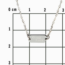 Load image into Gallery viewer, THSJ1096: Ellipse - Good Luck: Silver
