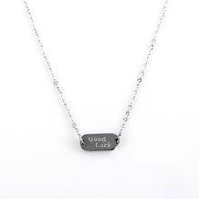 Load image into Gallery viewer, THSJ1096X: Ellipse - Good Luck: Silver

