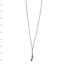 Load image into Gallery viewer, THSJ1108: Aqua Waxed Cord Necklace: Seashell
