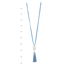 Load image into Gallery viewer, THSJ1208X:French Blue:The Circle of Life Pendant Necklace
