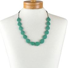 Load image into Gallery viewer, THSJ1262: Green: Teardrop Resin Necklace
