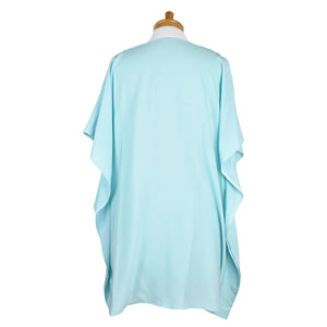 THSK1057: Baby Blue: Lace Kaftan Top