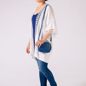 THSK1058: White: Lace Kimono