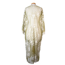 Load image into Gallery viewer, Floral Lace Kimono | Olive
