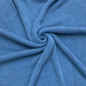 Cowl Neck Poncho | Egyptian Blue
