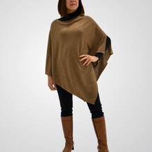 Load image into Gallery viewer, THSP1057: Brown: Pearl Poncho
