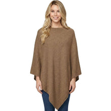 Load image into Gallery viewer, THSP1057: Brown: Pearl Poncho

