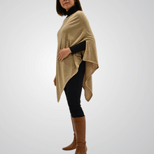 Load image into Gallery viewer, THSP1058: Oatmeal:  Pearl Poncho
