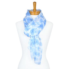 Load image into Gallery viewer, THSS2308: Baby Blue: Animal Print Scarf
