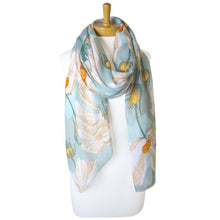 Load image into Gallery viewer, THSS2322: Sage: Japanese Windflower Scarf
