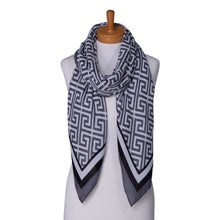 Load image into Gallery viewer, THSS2378: Grey: Gevenchy Scarf
