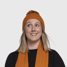 Load image into Gallery viewer, THSS2437HX: Burnt Orange: Cable Rib Beanie
