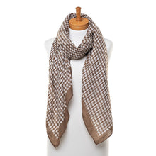 Load image into Gallery viewer, THSS2494: Mocha: Tetris Scarf - J'adore Gifts 
