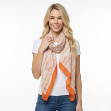 Load image into Gallery viewer, THSS2498: Orange: Victoria Scarf
