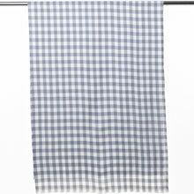 Load image into Gallery viewer, THSS2521: Blue: Small Gingham Scarf
