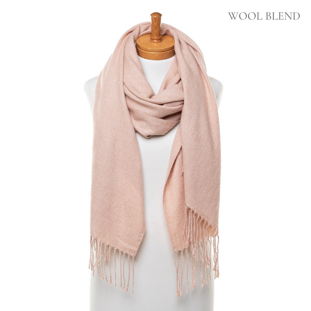 Soft Plain Scarf | Latte