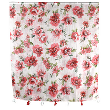 Load image into Gallery viewer, THSS2596: White: Buttercup Flower Tassel Scarf
