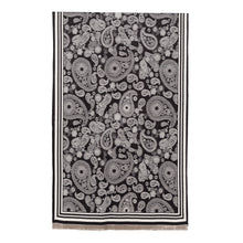 Load image into Gallery viewer, THSS2637: Black: Reversible Paisley Pattern Scarf - J'adore Gifts 
