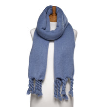 Load image into Gallery viewer, THSS2641: Blue: Chunky Plain Scarf - J'adore Gifts 
