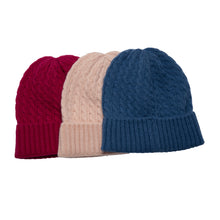 Load image into Gallery viewer, THSS2666HX: Peach : Cable Knit Beanie
