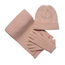 Load image into Gallery viewer, THSS2666HX: Peach : Cable Knit Beanie

