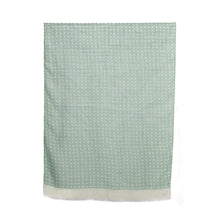 Load image into Gallery viewer, THSS2677: Mint: Little Paisley Monogram Scarf - J'adore Gifts 
