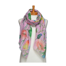 Load image into Gallery viewer, THSS2730: Lilac: Dandelions and Wildflowers Scarf - J'adore Gifts 

