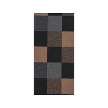 Load image into Gallery viewer, THSS2757: Camel Black: Plaid Check Scarf
