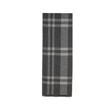 Load image into Gallery viewer, THSS2760: Grey: Reversible Plaid Check Scarf
