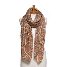 Load image into Gallery viewer, THSS2779: Earth: Outback Mosaic Print Scarf
