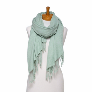 THSS2785: Mint: Luxe Plain Scarf