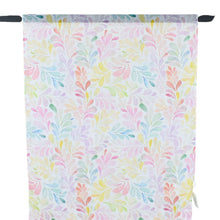 Load image into Gallery viewer, THSS2797: Rainbow: Rainbow Watercolour Leaf Scarf
