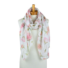 Load image into Gallery viewer, THSS2802: Pink: Rose Garden Scarf
