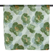Load image into Gallery viewer, THSS2811: Green: Peony Floral Scarf
