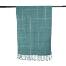 Load image into Gallery viewer, THSS2815: Emerald Green: Grid Check Scarf
